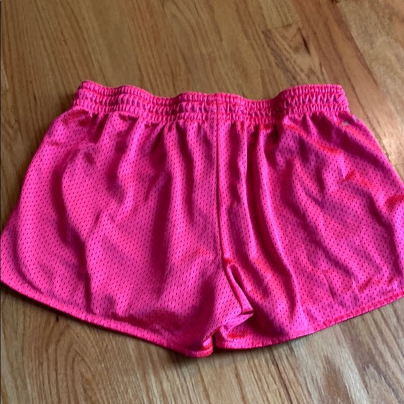 Nike Women's Bright Pink Athletic Shorts - Picture 3 of 3
